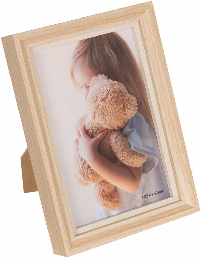 KING 826527 Inner Frame Picture Frame, KG Size, Natural/White