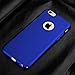 iPhone 6/6s Case, Yihailu Smoothly Shield Hard Cover Skin Shockproof Scratch Resistant Full Body Protective Ultra Thin Slim Case (Silky Blue)