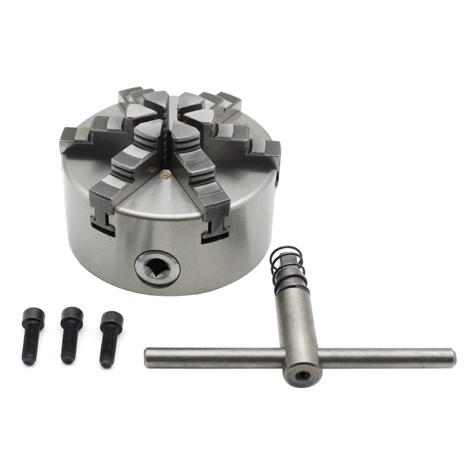 Lożyska Tokarskie, Szczękowy uchwyt tokarski Uchwyt tokarski 6 szczęk 125 mm samocentrujący sześć szczęk 5 ''uchwyt M8 do tokarki CNC K13-125