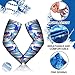 Skicuff 6 Pairs Baseball Arm Sleeve Youth Elbow Sports Compression Shooter Sleeves for Youth Adult Basketball Football Sports(Medium)