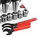 SHZOND Collet Set CNC CAT40 Tooling Package ER32 ER16 Collet Sets Mill Holder Spanner Drill Chuck (collet set)