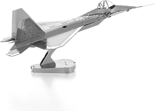Miniatura 6 de Metal Earth F-22 Raptor 3D Kit de modelo de metal con pinzas Fascinaciones