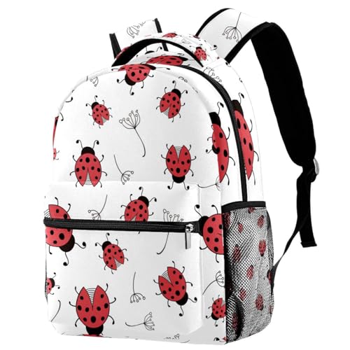 Sac de voyage décontracté à motif coccinelle pour sorties filles