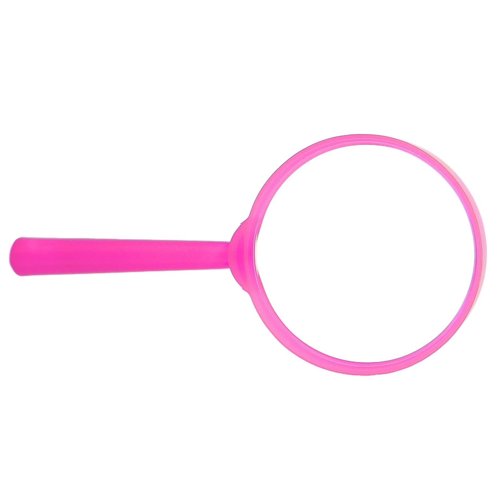 Mini Handheld Magnifier, Ergonomic Classic HD Handheld Magnifying Glass for Reading(Pink) - Image 4