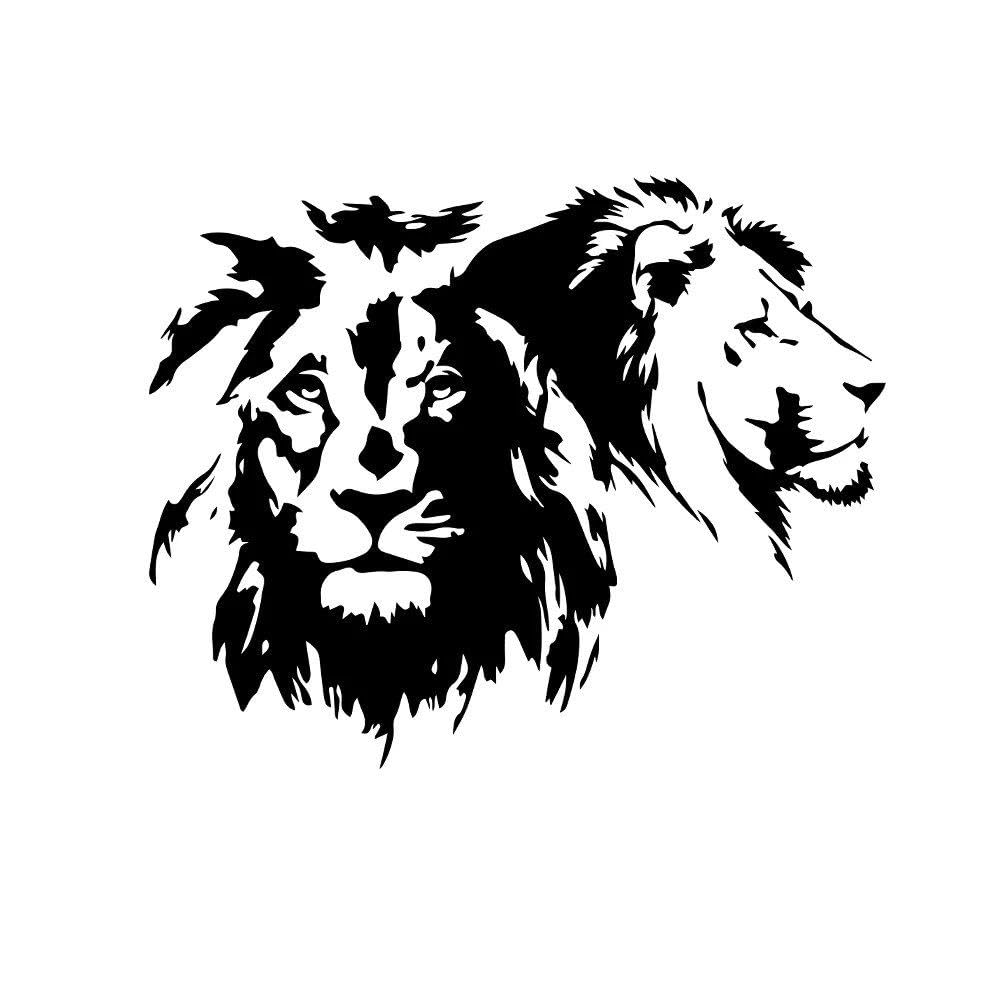 Hot Lion Auto Sticker Waterproof Vinyl(Black,M 21cmX26m)