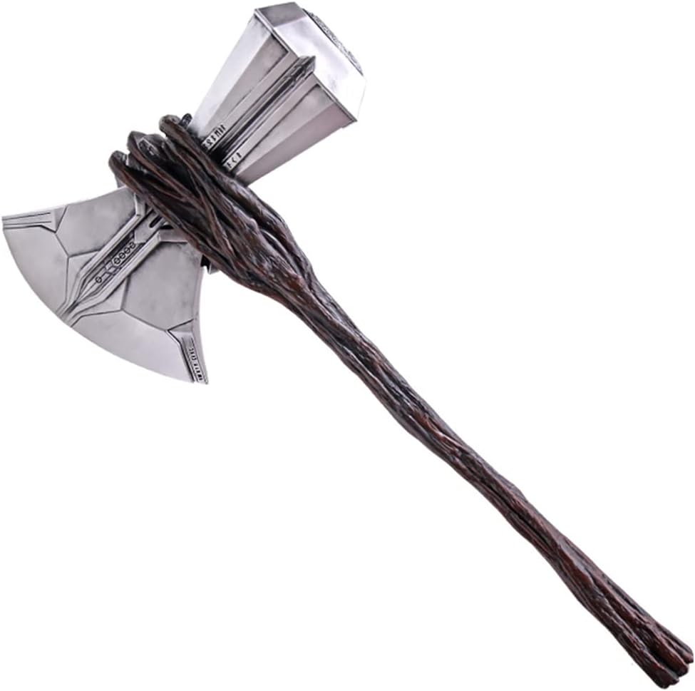 damdos Halloween Prop 35" Cosplay Axe Storm Cosplay Axe Role Play Prop Costume Accessory Collector Cool Birthday Xmas Gifts