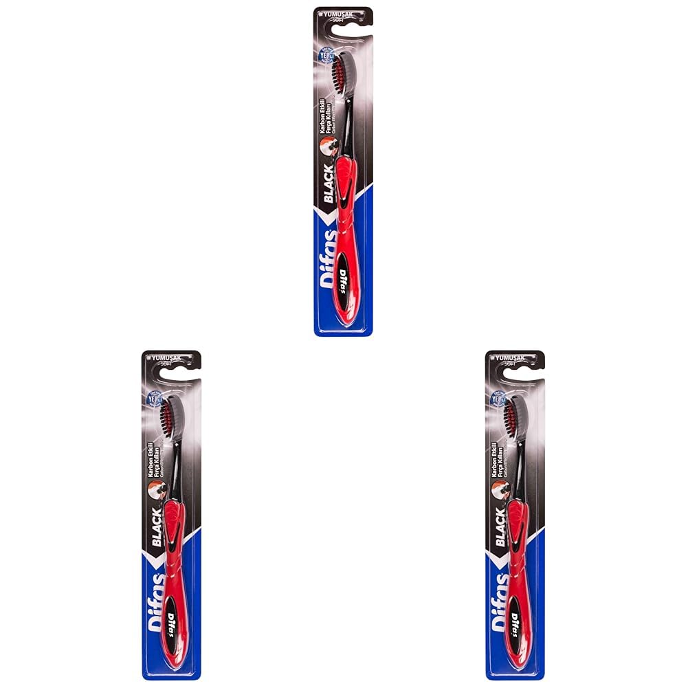 Difaş Black Diş Fırçası (3 paketi)