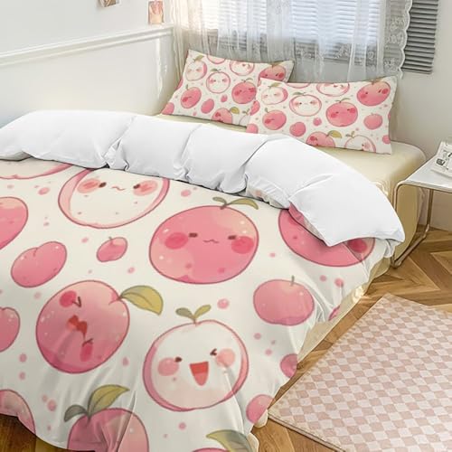 Ropa de cama premium rosa de microfibra de alta densidad y tacto suave para niñas 3