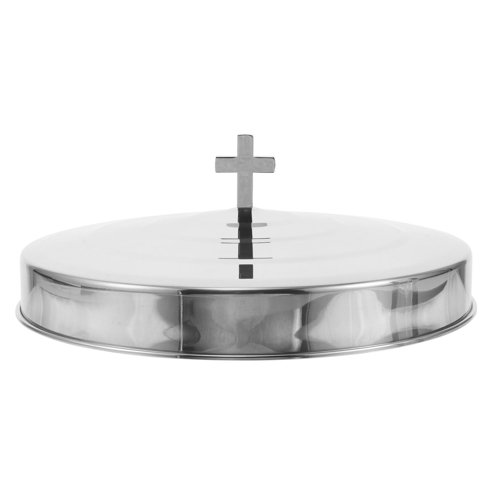 Tablett Aus Edelstahl Für Kommunion Metall-kuchenform Für Tischdekoration Multifunktionaler Teller Aus Edelstahl Passend Für Religiöse Zwecke Und Feiern