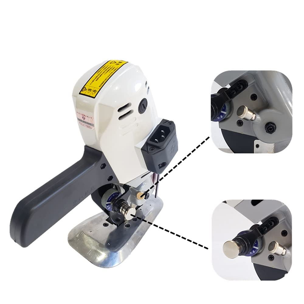 Elektrische Tuch Fräser Stoff Schneidemaschine Stoff Runde Messer Schneidemaschine Elektrische Hand Push Schere
