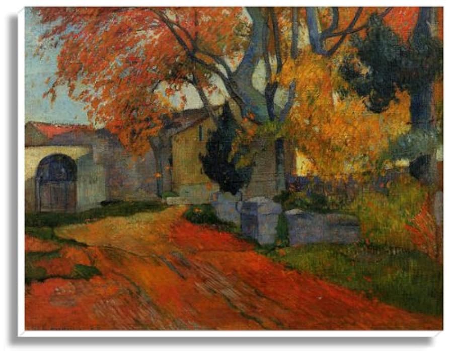 Amazon.co.jp: ゴーギャン・アリスカンの並木道、アルル 「Lane