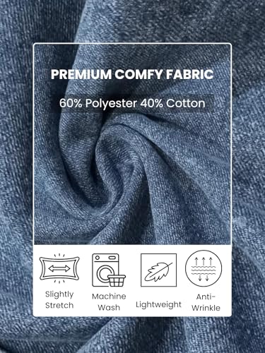 Image of GRECIILOOKS Women's High Waist Denim Skirt with Front Slit - Long Maxi Jean Skirt Casual Fashion - Stylish Denim Skirts for Women