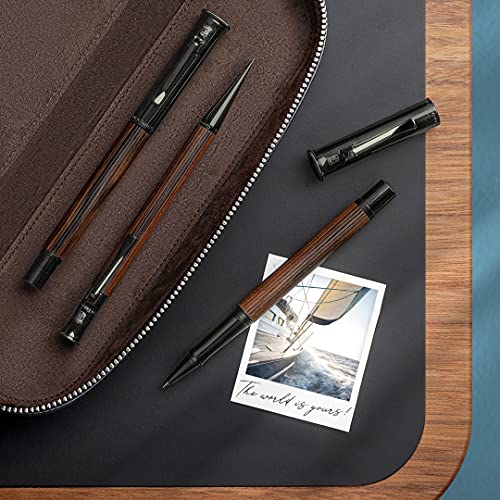 Graf von Faber-Castell Fountain Pen Classic Macassar - Broad by Graf von Faber-Castell - Image 8