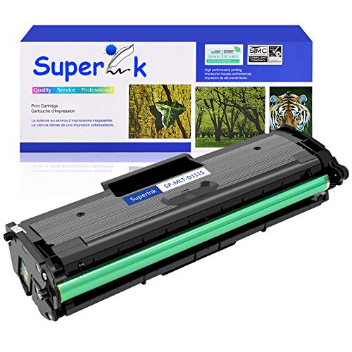 USUPERINK 1 Pack Compatible Black Toner Cartridge Replacement for Samsung MLT-D111S MLTD111S 111S D111S to Use with Samsung Xpress SL-M2020 SL-M2020W SL-M2022 SL-M2070W SL-M2070FW Laser Printer