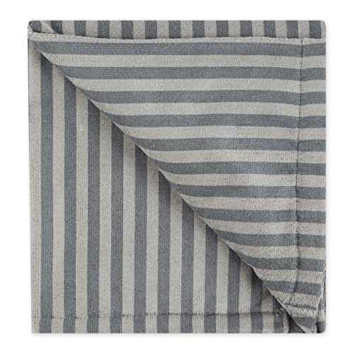 Bone Dry Pet Grooming Towel Collection Absorbent Microfiber X-Large, 41X23.5", Striped Gray #TOP2