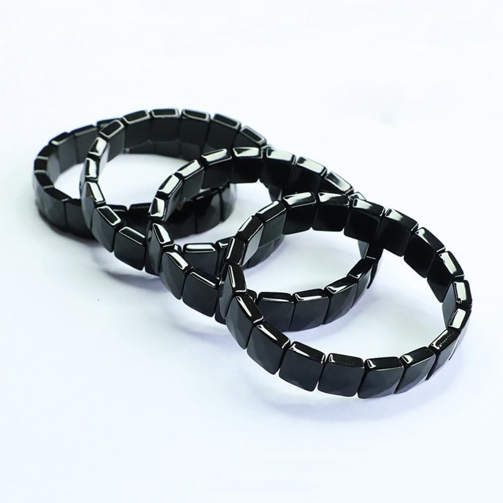 Hematite Bracelet/ Assorted Bead Shapes - Western Woods Inc