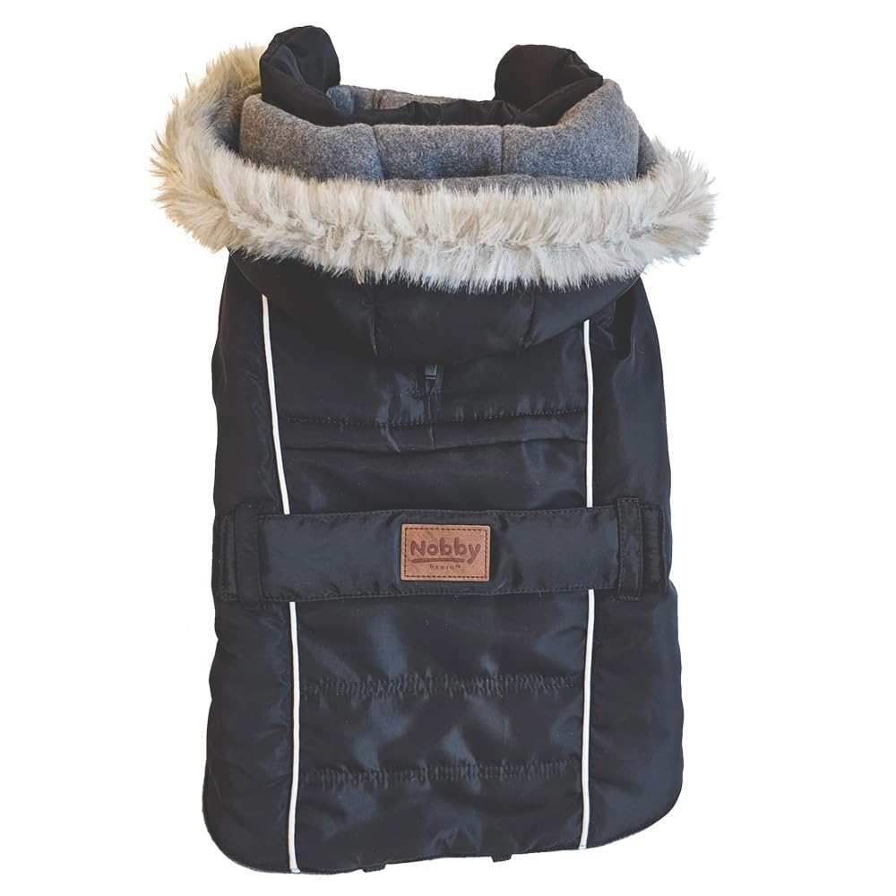 Nobby Abrigo para Perros Boka, Negro, 36 cm