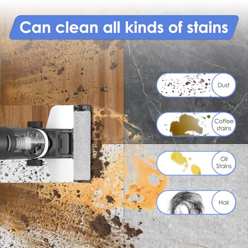Image of (4 Pack) iFloor 3 Replacement Brush Rollers and HEPA Filters Compatible with Tineco Floor One S3 / iFloor 3, Cordless Wet Dry Vacuum Cleaner, Accessories Kit, 2 Brush Rollers, 2 HEPA Filters