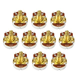 IKN 10pcs Guitare Full Size Pots A250K Short L18mm Shaft Audio Volume Taper Potentiomètres pour guitare électrique Bass… - Les Beatles, Paul McCartney, John Lennon, RIngo Starr, George Harrison IKN 10pcs Guitare Full Size Pots A250K Short L18mm Shaft Audio Volume Taper Potentiomètres pour guitare électrique Bass… – Image 2