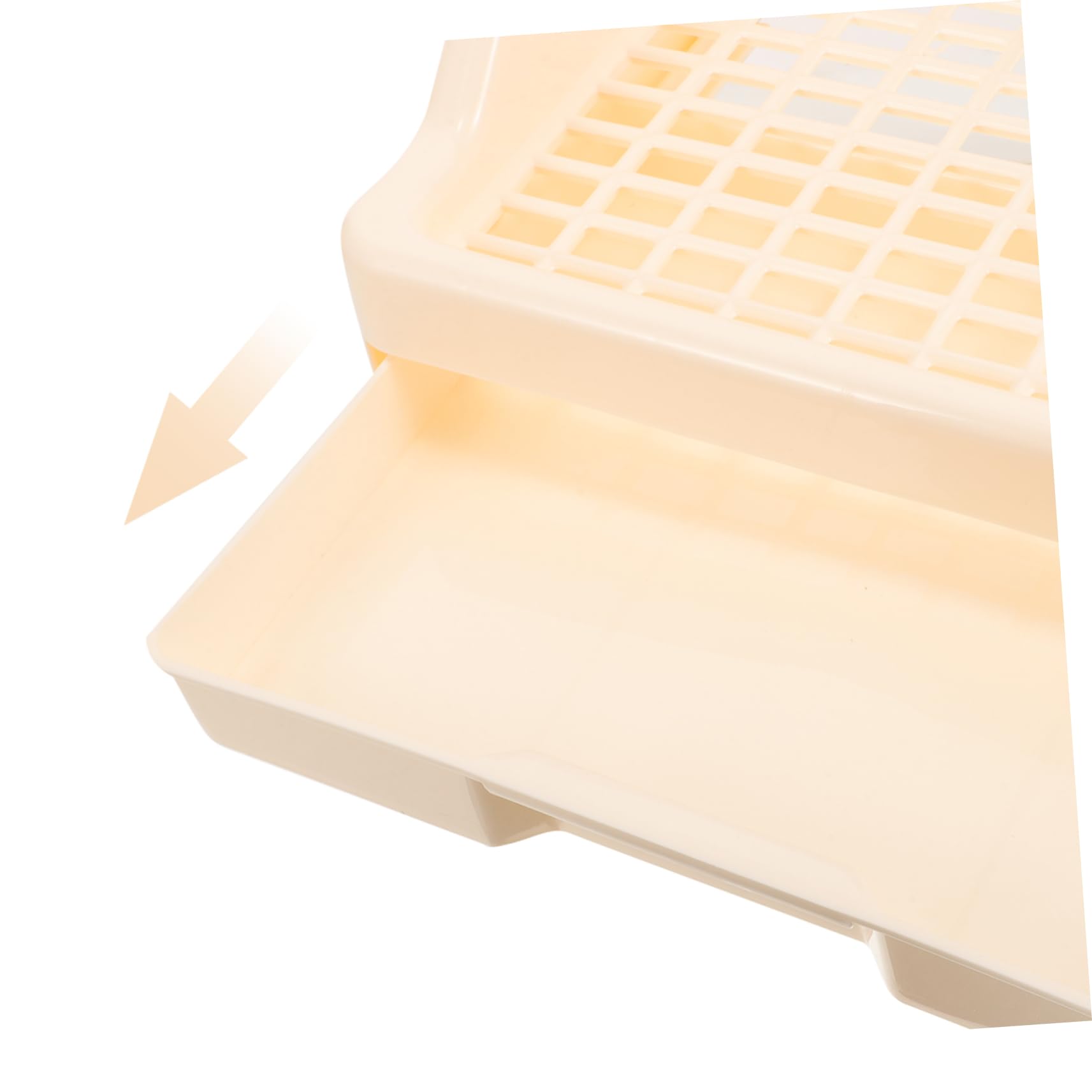COLLBATH Lettiera per Gabbia Conigli Realizzata in Materiale Riutilizzabile Pratica E Durevole Inodore Toilette per Animali Domestici Adatta per L'addestramento