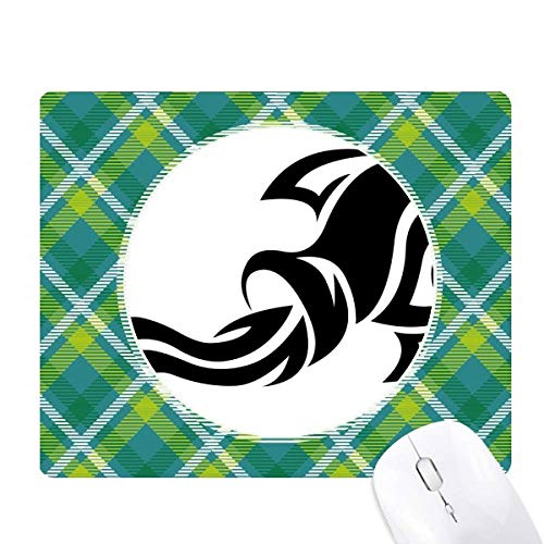 Tapis de souris Verseau constellation design grille verte pixel pour bureau
