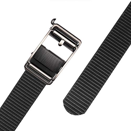 Sportmusies Fully Adjustable Ratchet Belt for Men Nylon Tactical Belts with Automatic Slide Buckle2
