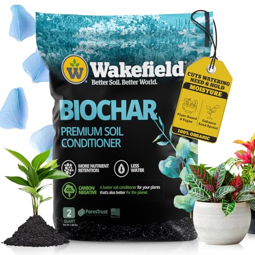 Wakefield Premium Organic Biochar Soil Amendment & Soil...