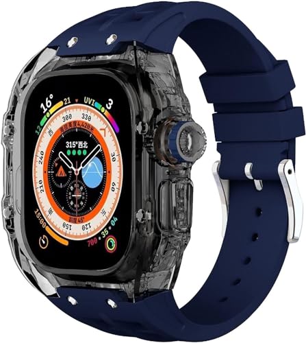 Evita arañazos en tu Apple Watch Ultra con este kit de correa de goma de flúor y funda de 49mm