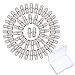 Produktbild 5 mm Metall Regalstütze Pin Bodenträger Geteilte Regalstifte 50 Packung für Schrankmöbel mit Aufbewahrungsbox