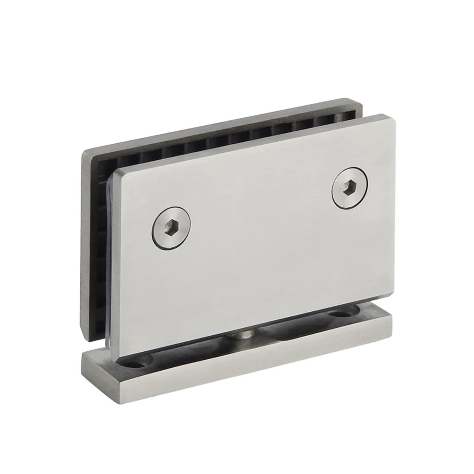 Bisagra Ducha Bisagra pivotante for puerta de vidrio con rotación 360 ​​grados, bisagra ducha fundida a presión, superior e inferior for vitrina(Matte black)