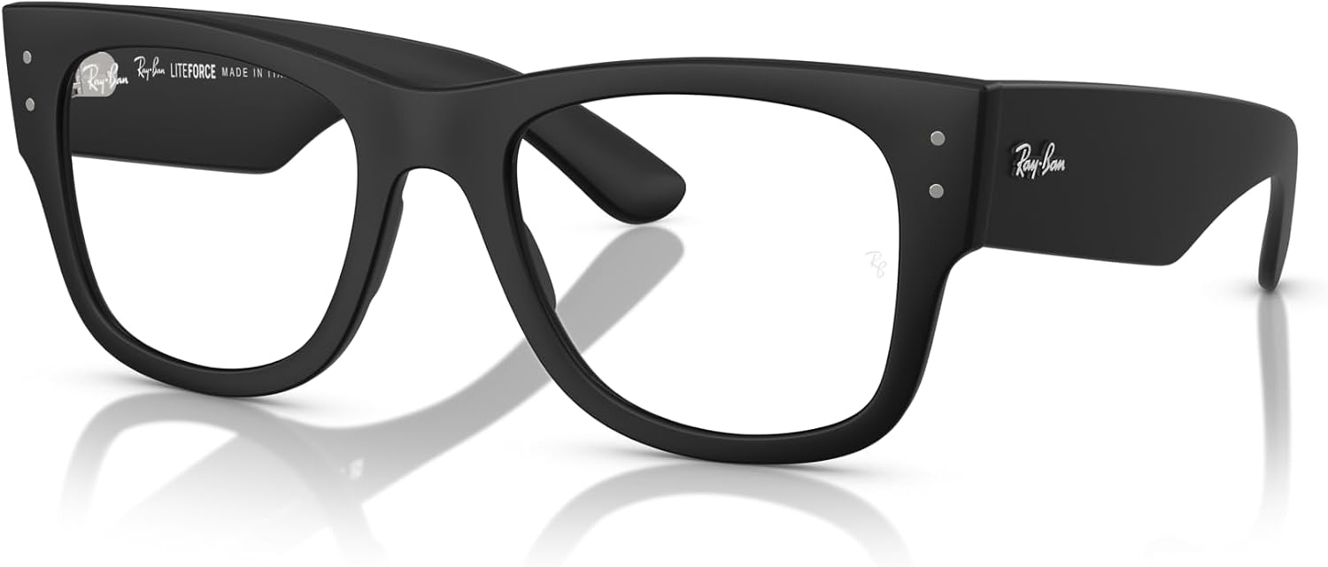Ray-Ban Unisex Rx7840v Mega Wayfarer Liteforce Square Prescription Eyewear Frames