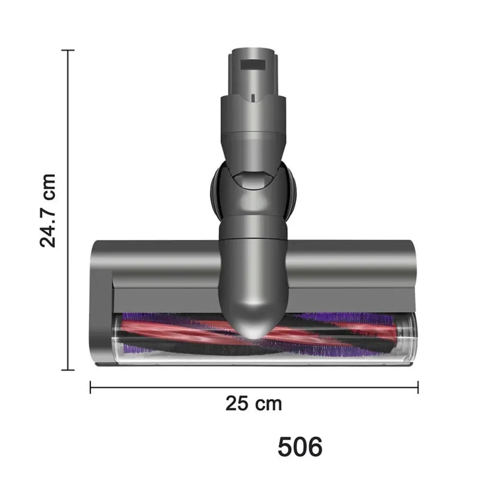 Compatible For Aspirateur Dyson,V6 DC58 DC59 DC62 DC72, Brosse De Moteur À Turbine À Couple Élevé, Tête Électrique À Entraînement Direct