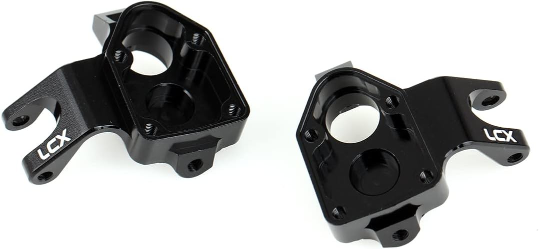 LCX Racing 1/18th RC Crawler Car Front Portal Axles Aluminum Steering Knuckle for Axial Capra UTB18 Unlimited Trail Buggy, Upgrades Parts Accessories (Steering Knuckle)