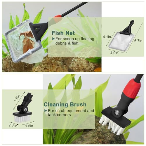 Grattoir algue aquarium hygger pour un décor aquatique clair
