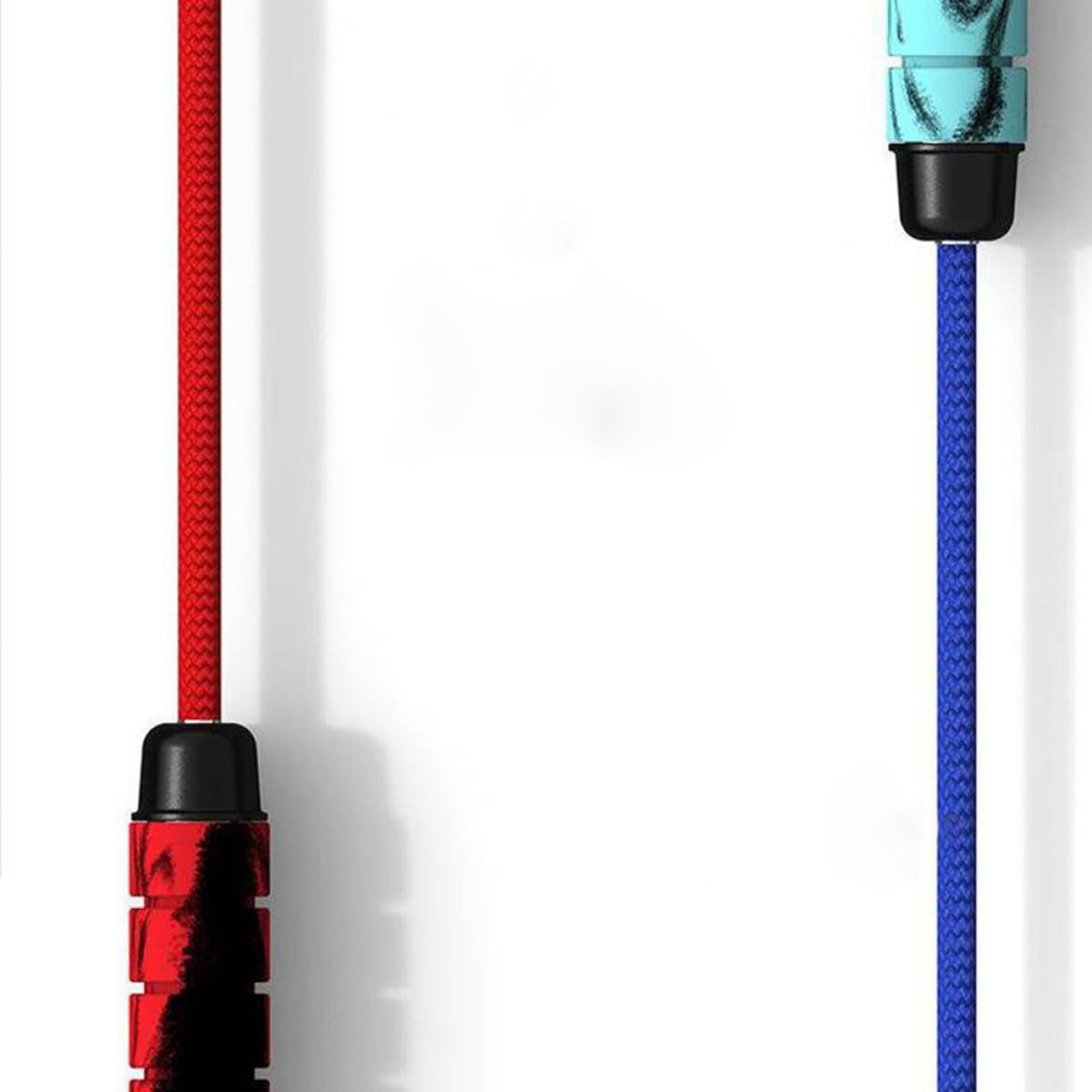 Gewichtetes Springseil für Erwachsene mit Duplex-Lagersystem, Rotes Fitness-Springseil aus PP und Schaumstoff für effiziente Rotation und Flexibilität der Bewegung, für Fitnessstudio und Zuhause