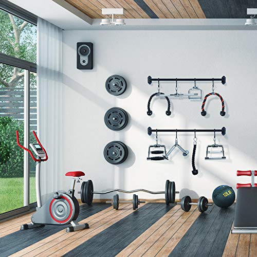 Yes4All Single D-Handle Cable Attachment for Weight Lifting –Lat Pull Down Bar / Tricep Bar Attachment – Support up to 770 lbs