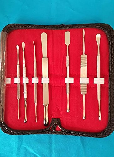 Cynamed ELE-7 New Set Of 7 German Stainless Periosteal Dental Elevators Surgical Instruments thumb #1