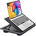 Price comparison product image HUANUO Lap Desk, Laptop Tray, Lapdesk with Cushion- Adjustable with 8 Angles, For Notebook, Tablet, Laptop Stand for Desk, Fit up to 15,6", Portable Tray Desk & Suitable for Travel, Work, Home