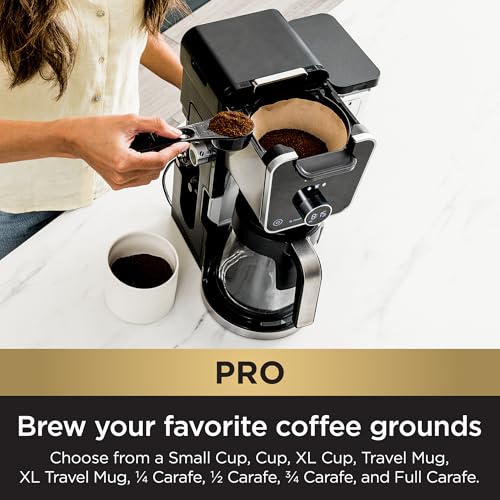 Image of Ninja Drip Coffee Maker With K Cup Combo, DualBrew Pro Specialty Coffee System, Coffee Machine Compatible with K-Cup Pods, 12 Cup Single Serve Coffee Makers with Paper Filter, CFP301