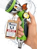 halmland® Profi Gartenbrause | vielseitige Gartenspritze, Gartenschlauch...