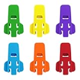6 Pack Manual Easy Can Opener Soda Beer Can Openers Plastic Beverage Can Cover Protector for Pop Coke Aluminum Beverage Drink Shields for Can Colorful Can Tab Cover Soda Can Opener Tool (6 Colors)
