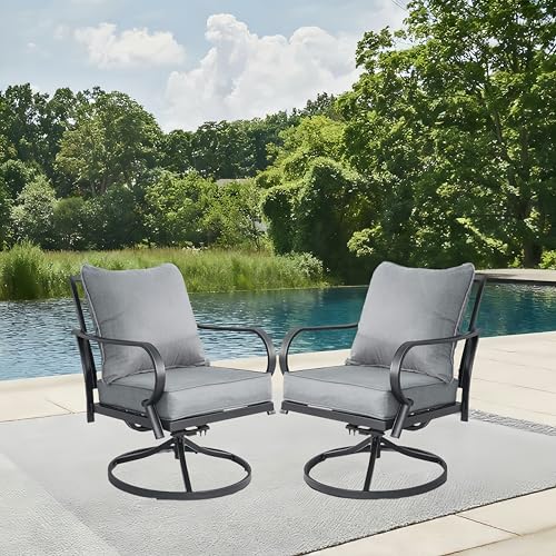 Hanamako Patio Swivel Chair