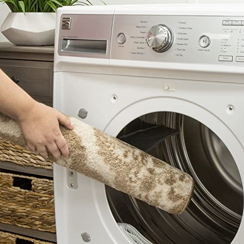 Maples Rugs Vivian Medallion Kitchen Rugs Non Skid Accent Area Carpet [Made In Usa], 2'6" X 3'10", Neutral #TOP3