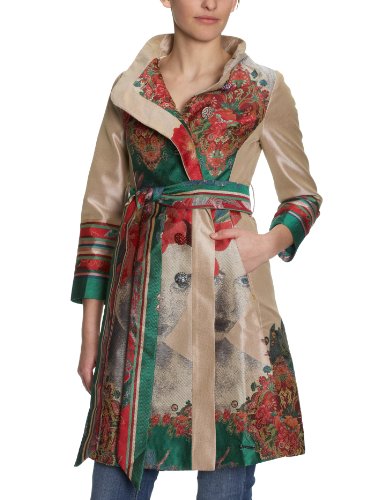  Desigual - Giacca, donna, Beige (Beige (TIZA1010)), 50 IT (produttore: 46)