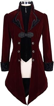 Amazon.com: STEELMASTER Steampunk Men's Swallow Tail Coat Gothic