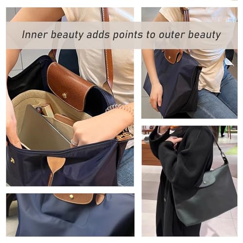 Chispee Organizador de bolsa de feltro organizador de bolsas de luxo para Longchamp Divisor Bolso e