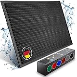 Fußmatte innen und außen [S-XXL] in Allen Farben - rutschfest & langlebig - Schmutzfangmatte 60x90 Fußabtreter außen - Fußmatte waschbar Outdoor-fußmatte - Türvorleger Fußmatte schwarz Doormat