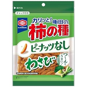 【】亀田製菓 亀田の柿の種ピーナッツなし わさび 91g×12袋 1,124円（93.7円/袋）（1,062円、88.5円/袋）！プライム会員は送料無料！