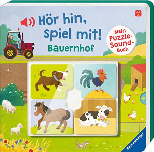 Hör hin, spiel mit! Mein Puzzle-Soundbuch: Bauernhof