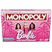 Produktbild Monopoly Barbie Edition, das Klassische Brettspiel inspiriert von Barbies Traumwelt und ihren Abenteuern, originelles für Kinder und Teenager